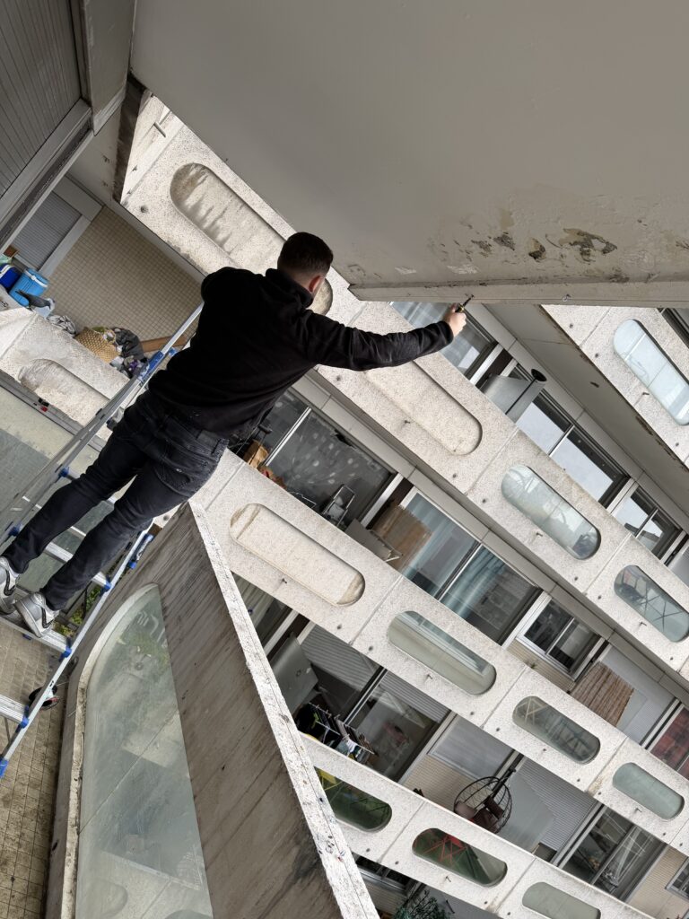 pose filet anti pigeons balcon appartement 92 Courbevoie
